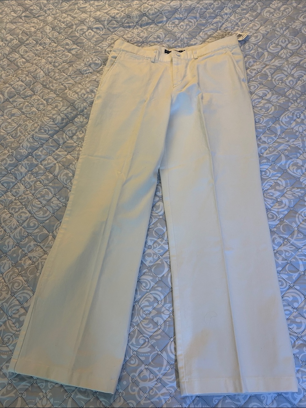 Ralph Lauren White Wide-Leg Jeans